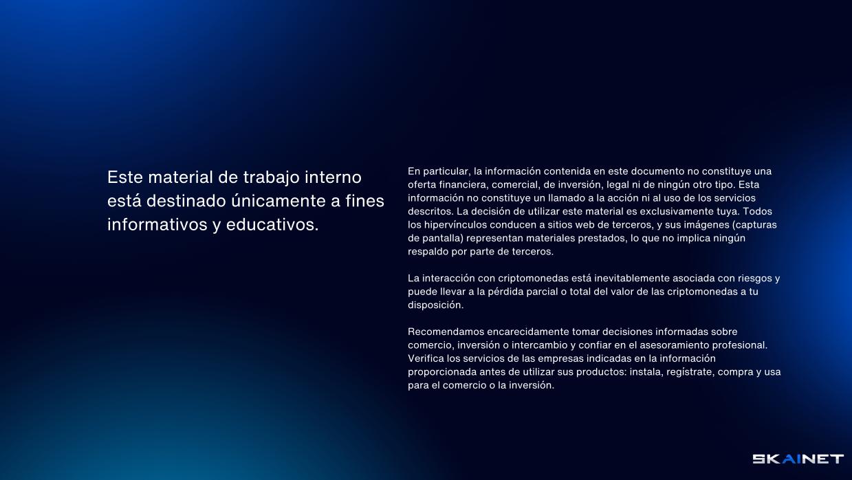 Este material de trabajo interno está destinado exclusivamente a fines informativos y educativos.